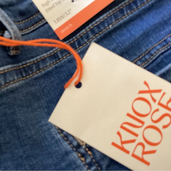 Knox Rose Women’s Jeans Plus Sz 18 The Anywhere Flare Pant High Rise 18W/32” NWT - Picture 2 of 7